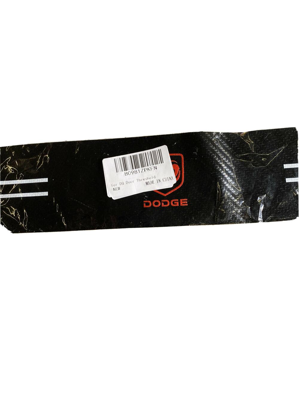 Dodge red & black threshold sticker NEW